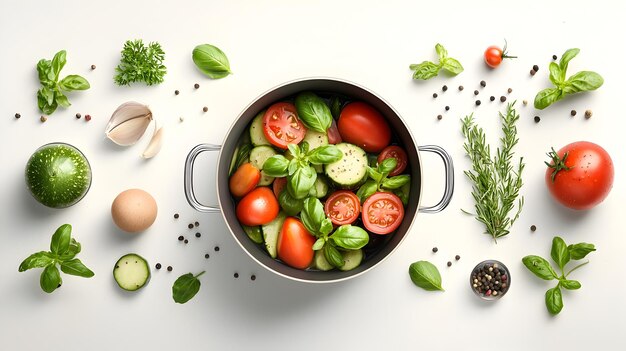 Świeże składniki w misce